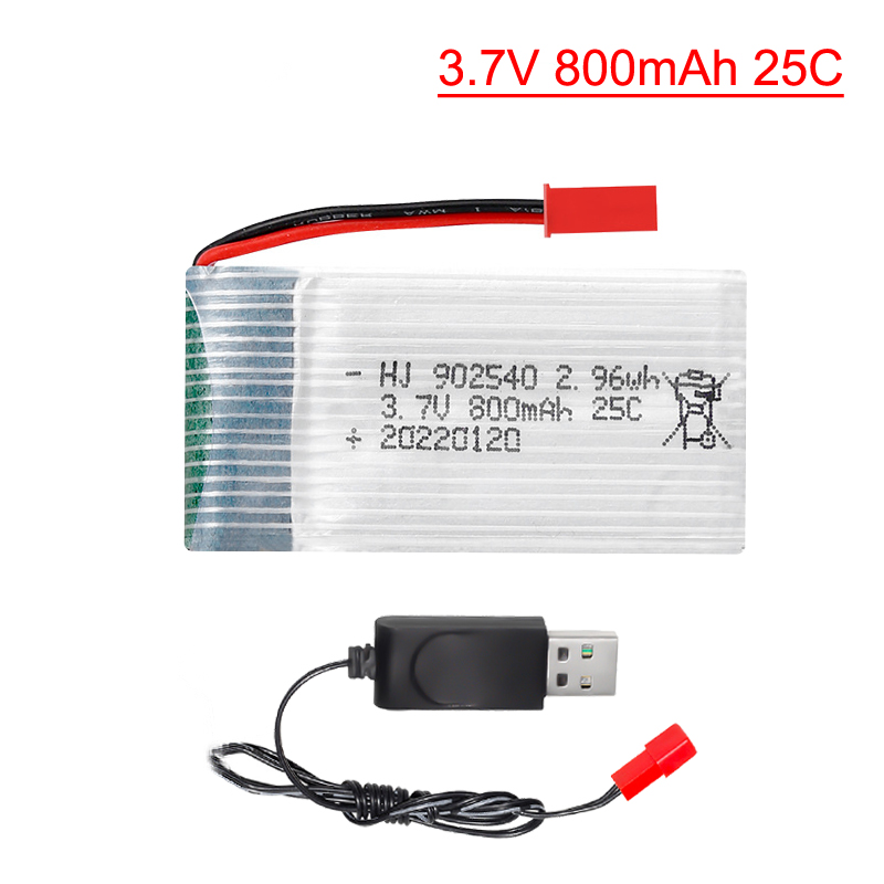 3.7V 800mAh Li-po Battery +charger for Syma X5C X5SC X5SW M68 MJX